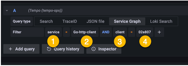 Filter example with numbers