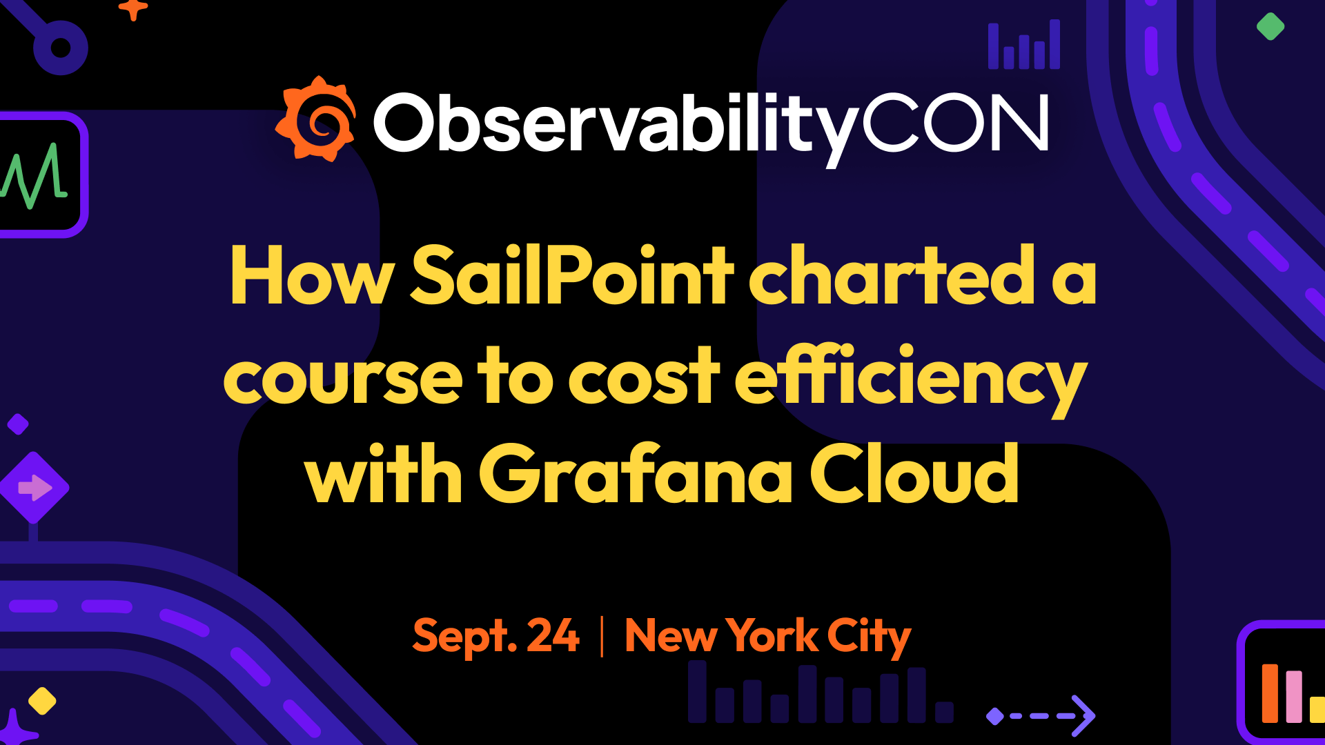 Click to watch and listen to How SailPoint charted a course to cost efficiency with Grafana Cloud