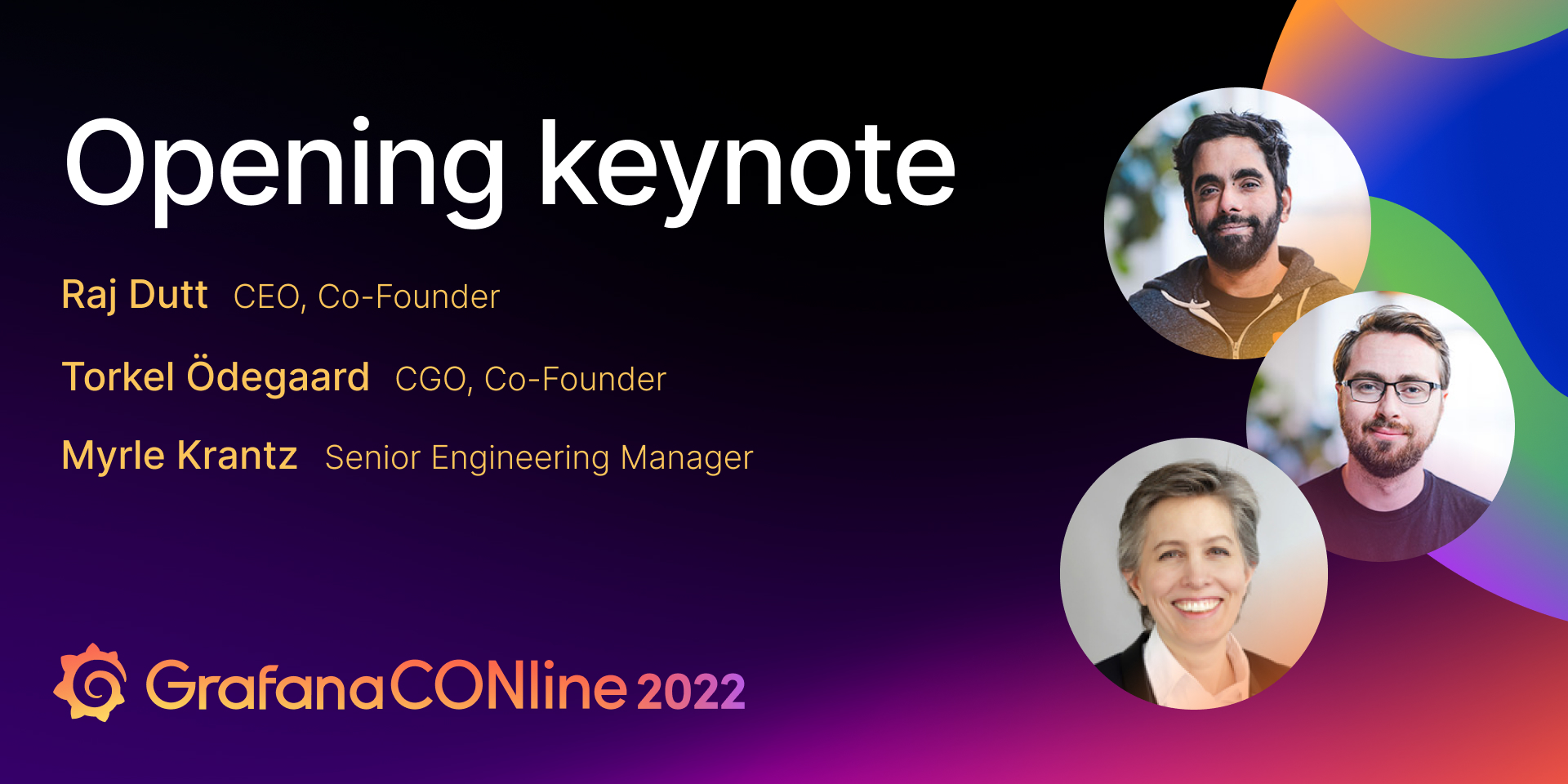 Opening keynote information for GrafanaCONline 2022